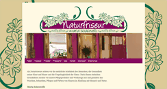 Desktop Screenshot of naturfriseur-maria.de